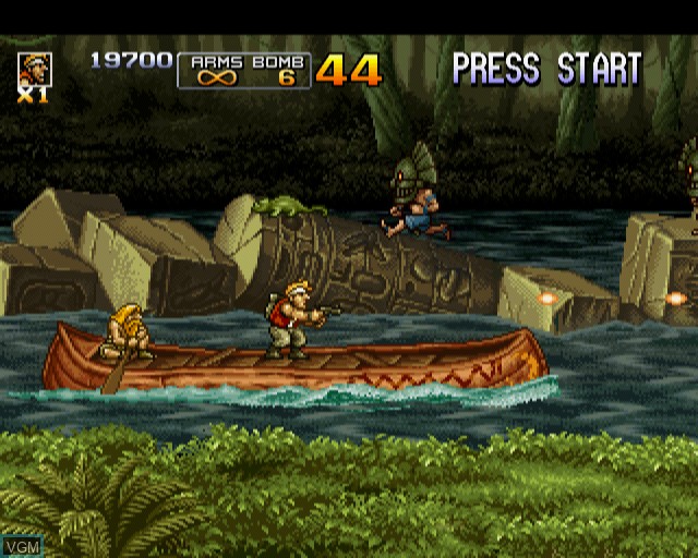 Image in-game du jeu Metal Slug 5 sur Sony Playstation 2