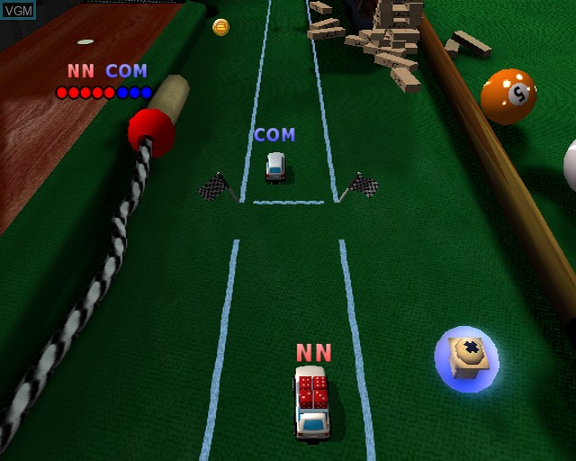 Image in-game du jeu Micro Machines V4 sur Sony Playstation 2