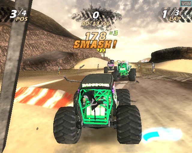 Image in-game du jeu Monster Jam sur Sony Playstation 2