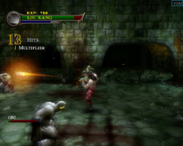 Image in-game du jeu Mortal Kombat - Shaolin Monks sur Sony Playstation 2