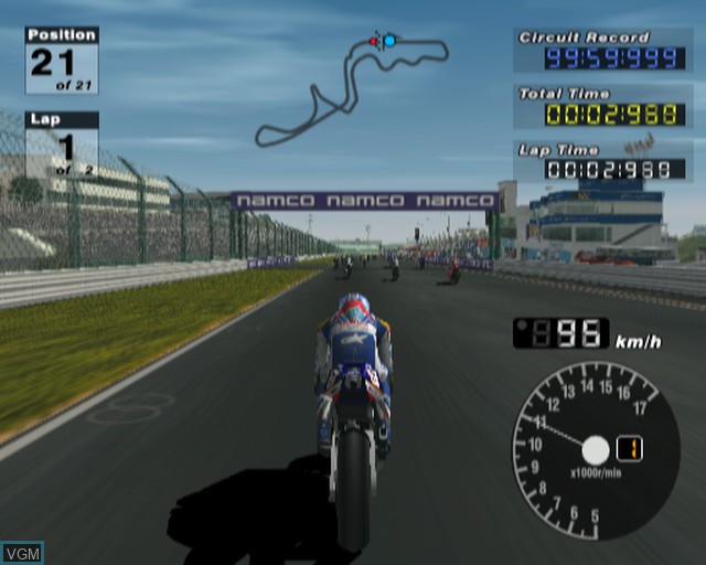 Image in-game du jeu MotoGP 3 sur Sony Playstation 2