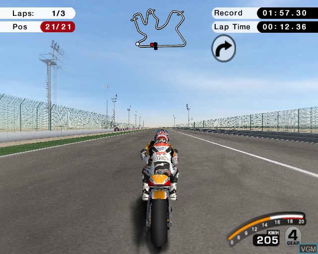 Image in-game du jeu MotoGP 07 sur Sony Playstation 2