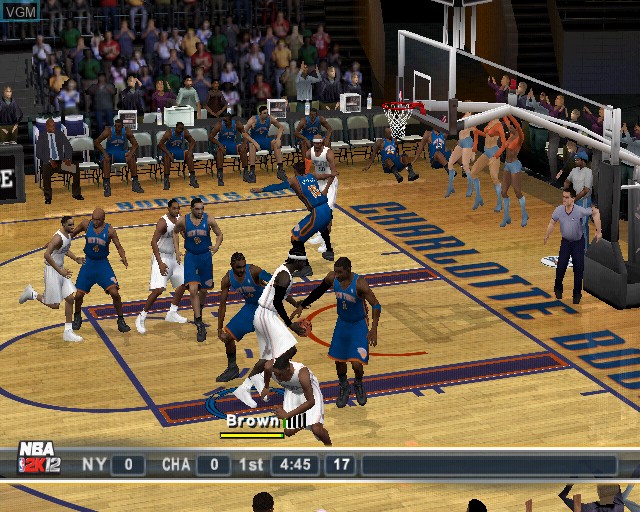 Image in-game du jeu NBA 2K12 sur Sony Playstation 2
