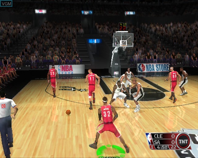 Image in-game du jeu NBA 08 sur Sony Playstation 2