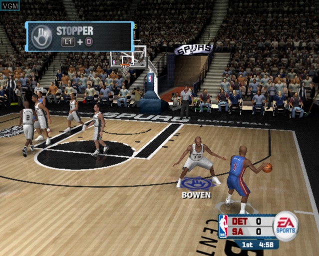 Image in-game du jeu NBA Live 06 sur Sony Playstation 2