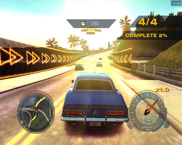 Image in-game du jeu Need for Speed Undercover sur Sony Playstation 2