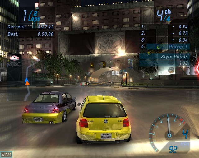 Image in-game du jeu Need for Speed Underground sur Sony Playstation 2