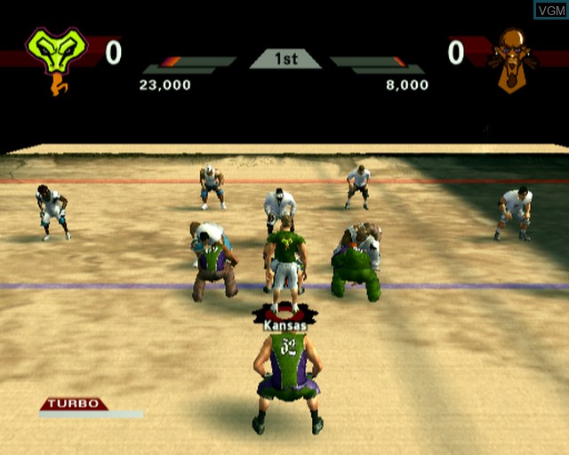 Image in-game du jeu NFL Street 2 sur Sony Playstation 2