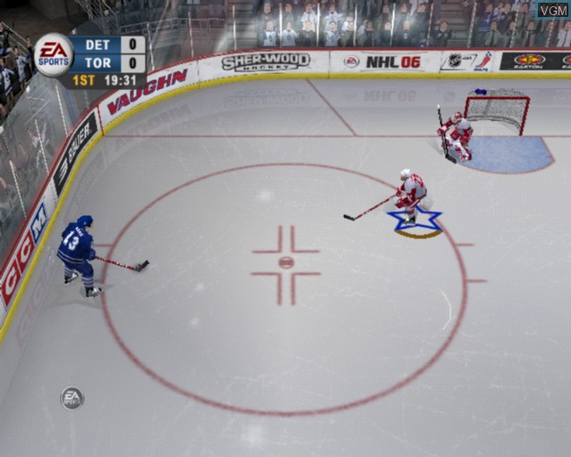 Image in-game du jeu NHL 06 sur Sony Playstation 2