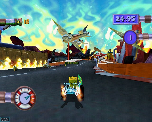 Image in-game du jeu SpongeBob SquarePants - Creature from the Krusty Krab sur Sony Playstation 2