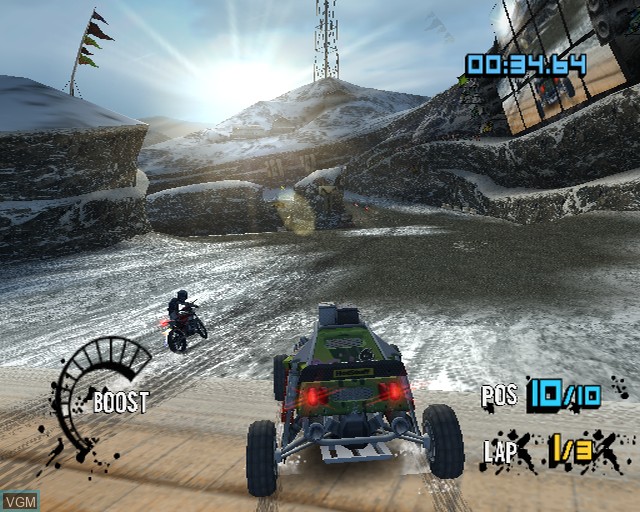 Image in-game du jeu MotorStorm Arctic Edge sur Sony Playstation 2