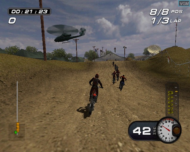 Image in-game du jeu MX Superfly sur Sony Playstation 2