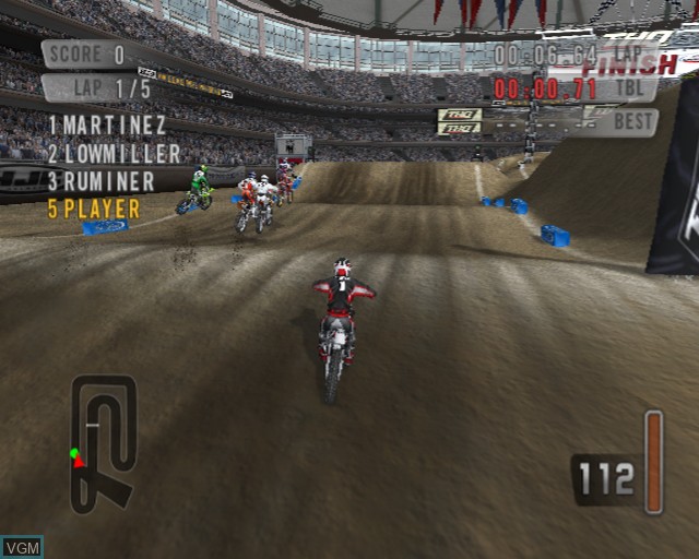 Image in-game du jeu MX vs. ATV Unleashed sur Sony Playstation 2