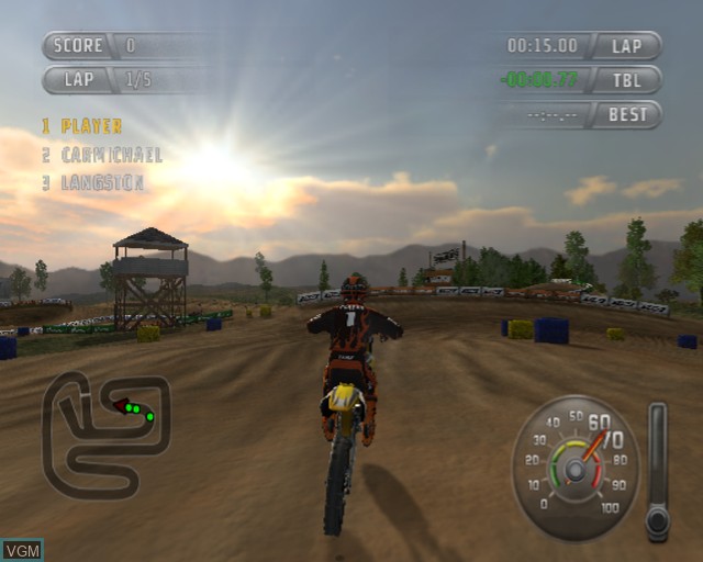 Image in-game du jeu MX vs. ATV Untamed sur Sony Playstation 2