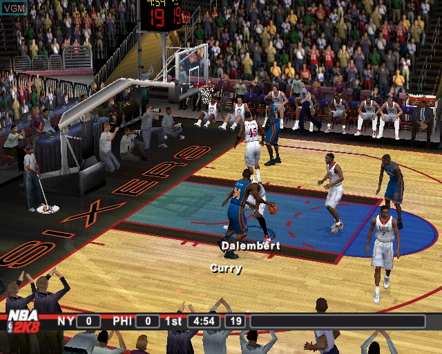 Image in-game du jeu NBA 2K8 sur Sony Playstation 2