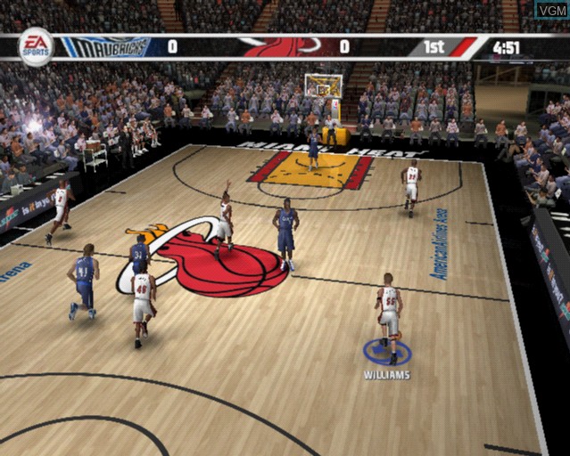 Image in-game du jeu NBA Live 07 sur Sony Playstation 2