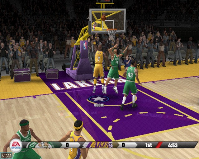 Image in-game du jeu NBA Live 09 sur Sony Playstation 2