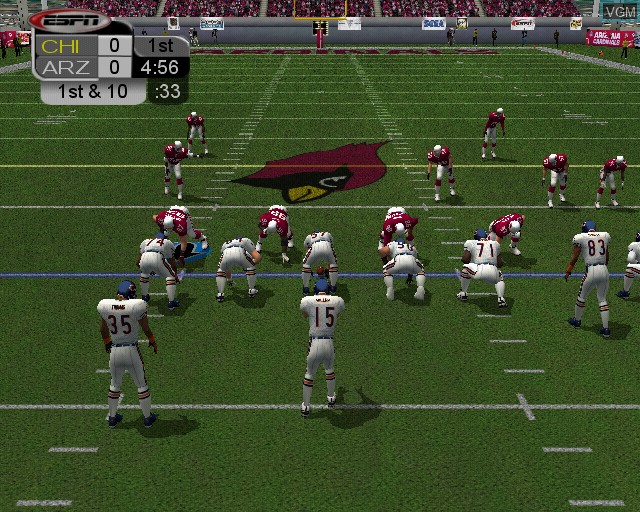Image in-game du jeu NFL 2K3 sur Sony Playstation 2