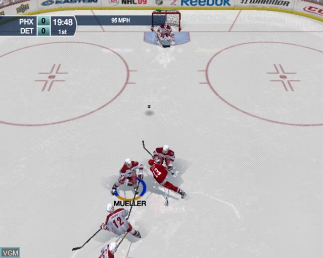 Image in-game du jeu NHL 09 sur Sony Playstation 2