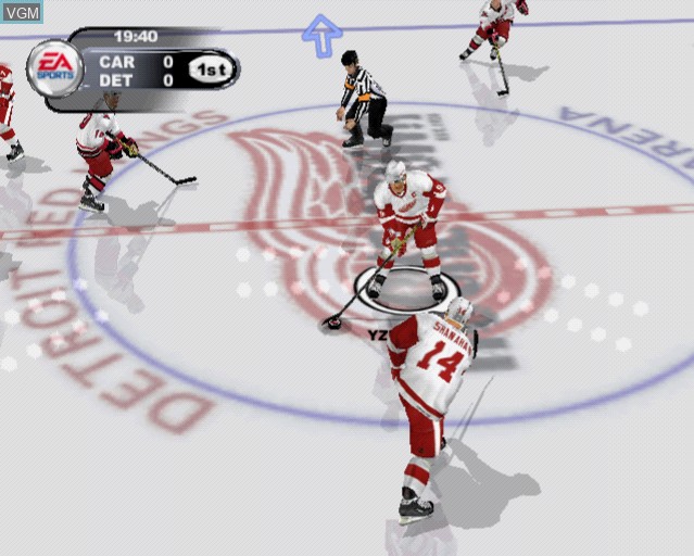 Image in-game du jeu NHL 2003 sur Sony Playstation 2