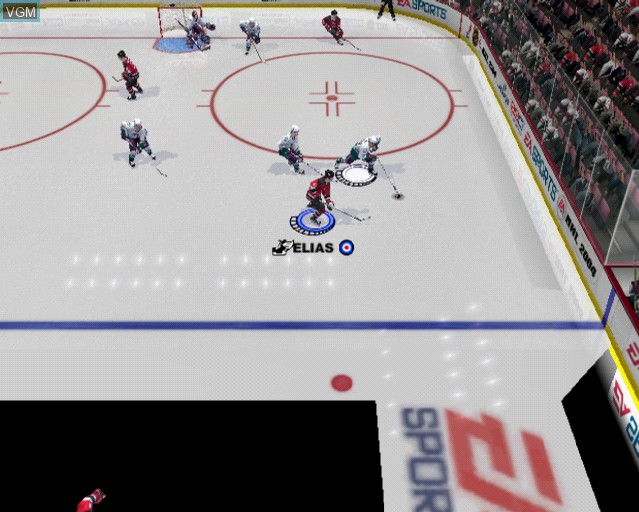 Image in-game du jeu NHL 2004 sur Sony Playstation 2