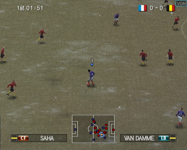 Image in-game du jeu Pro Evolution Soccer 2008 sur Sony Playstation 2
