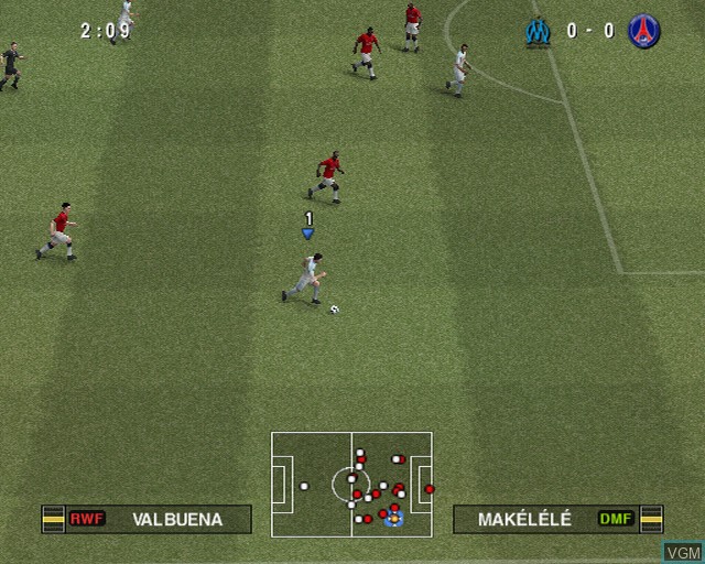 Image in-game du jeu Pro Evolution Soccer 2011 sur Sony Playstation 2