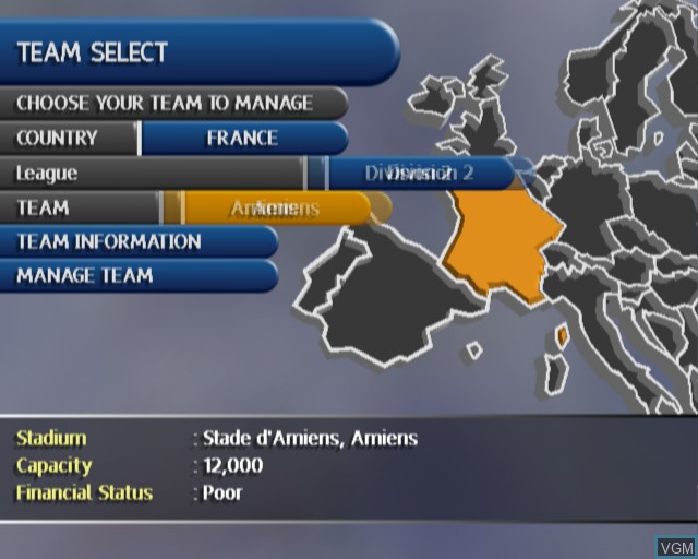 Image in-game du jeu Premier Manager 2002/2003 Season sur Sony Playstation 2