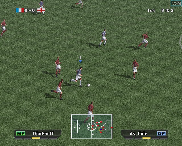 Image in-game du jeu Pro Evolution Soccer sur Sony Playstation 2