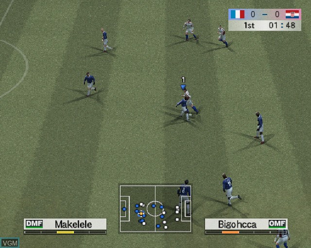 Image in-game du jeu Pro Evolution Soccer 4 sur Sony Playstation 2