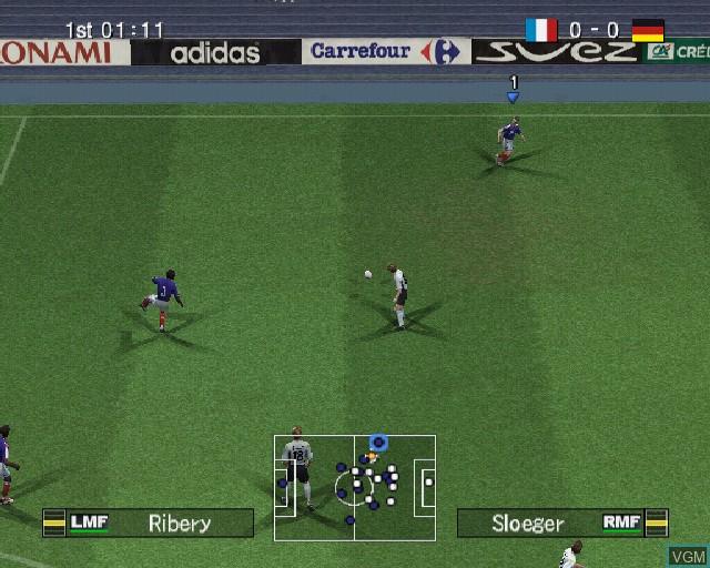 Image in-game du jeu Pro Evolution Soccer 6 sur Sony Playstation 2