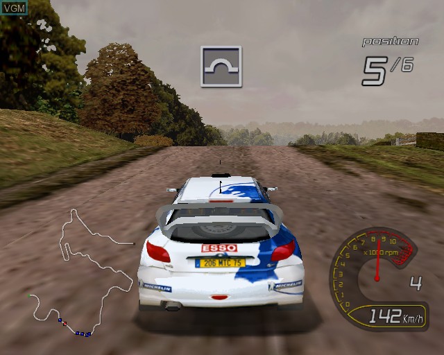 Image in-game du jeu Pro Rally 2002 sur Sony Playstation 2