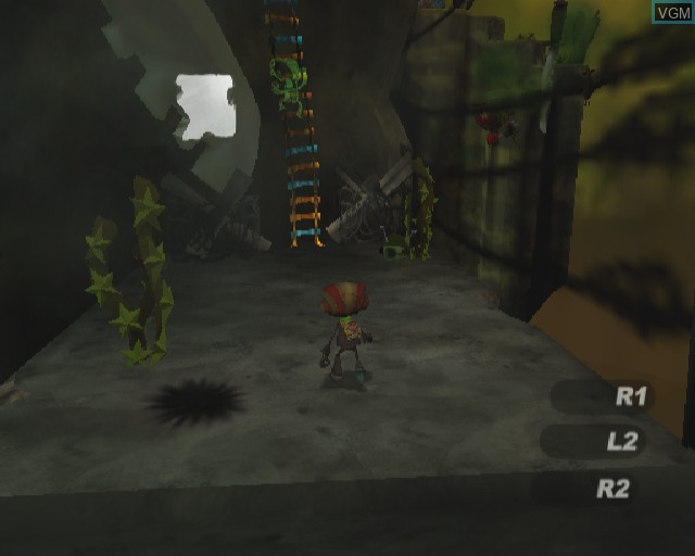 Image in-game du jeu Psychonauts sur Sony Playstation 2