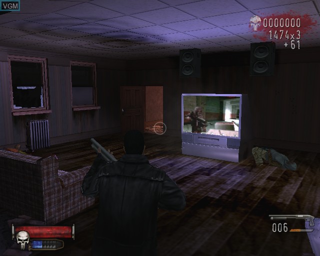 Image in-game du jeu Punisher, The sur Sony Playstation 2