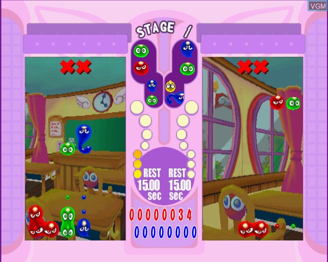 Image in-game du jeu Puyo Pop Fever sur Sony Playstation 2