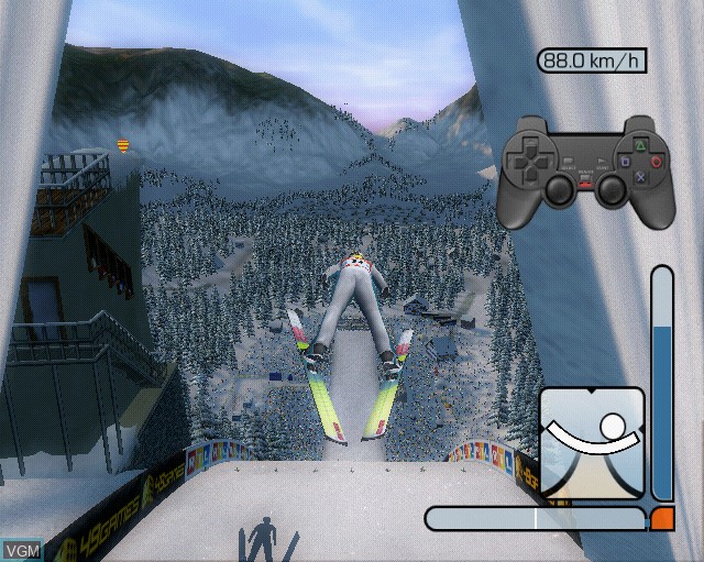 Image in-game du jeu RTL Ski Jumping 2006 sur Sony Playstation 2