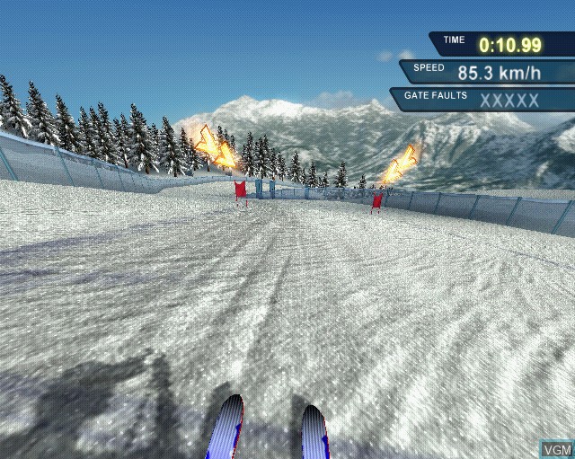 Image in-game du jeu RTL Winter Games 2007 sur Sony Playstation 2