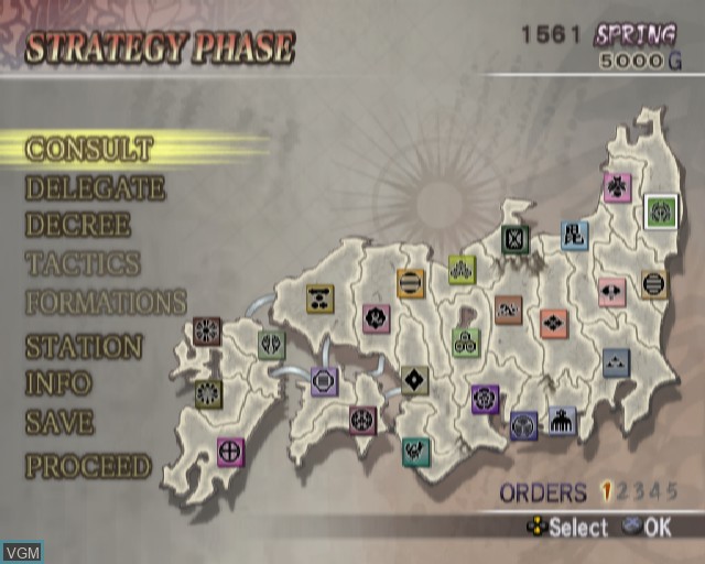 Image in-game du jeu Samurai Warriors 2 - Empires sur Sony Playstation 2