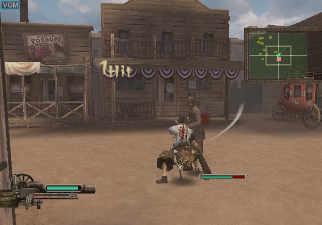 Image in-game du jeu Samurai Western sur Sony Playstation 2