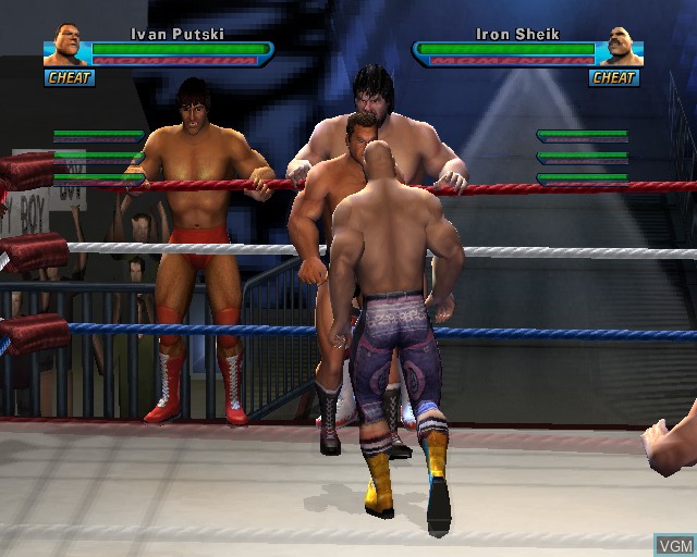Image in-game du jeu Showdown - Legends of Wrestling sur Sony Playstation 2