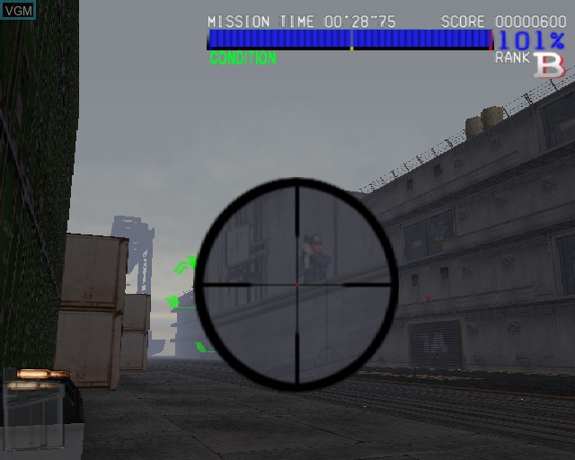 Image in-game du jeu Silent Scope 3 sur Sony Playstation 2
