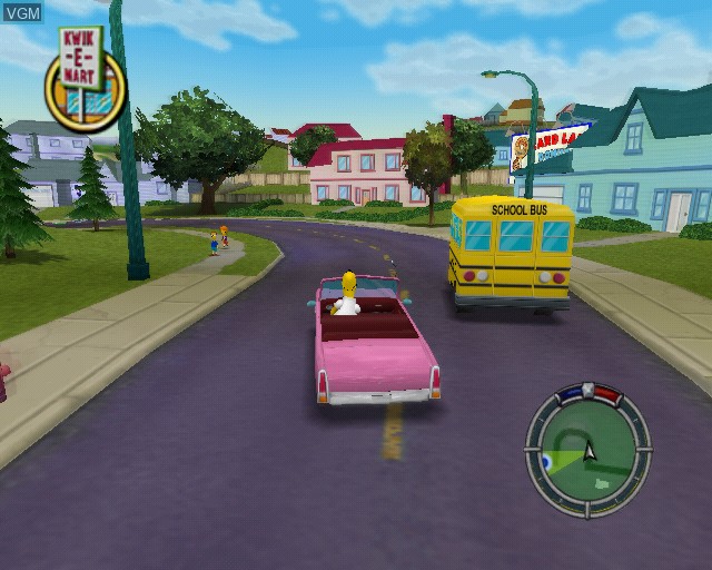Image in-game du jeu Simpsons, The - Hit & Run sur Sony Playstation 2