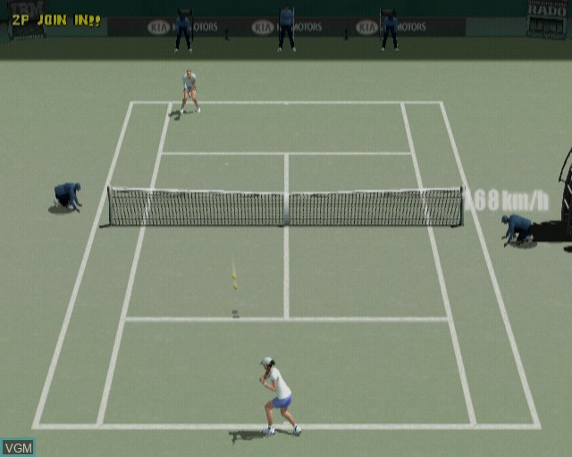 Image in-game du jeu Smash Court Tennis Pro Tournament sur Sony Playstation 2
