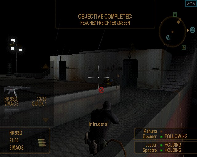 Image in-game du jeu SOCOM - U.S. Navy SEALs sur Sony Playstation 2