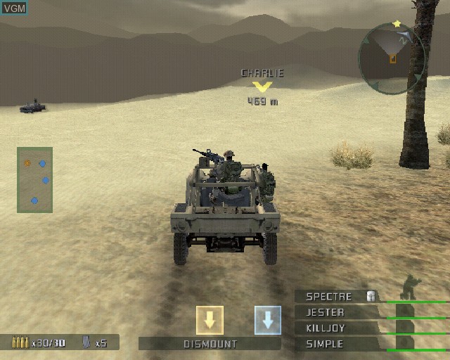 Image in-game du jeu SOCOM 3 - U.S. Navy SEALs sur Sony Playstation 2