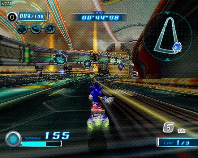 Image in-game du jeu Sonic Riders - Zero Gravity sur Sony Playstation 2