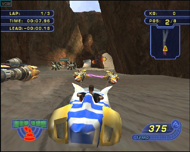Image in-game du jeu Star Wars - Racer Revenge sur Sony Playstation 2