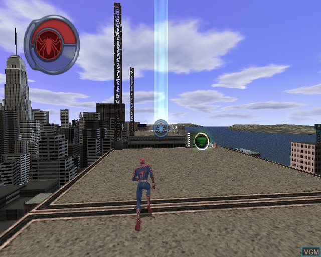 Image in-game du jeu Spider-Man 2 sur Sony Playstation 2