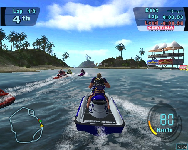 Image in-game du jeu Splashdown sur Sony Playstation 2