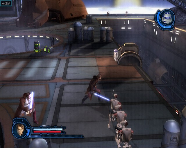 Image in-game du jeu Star Wars Episode III - Revenge of the Sith sur Sony Playstation 2